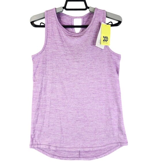 all in motion Other - Girls All in Motion Purple Active Tank Top Cross Back Polyester Stretch Size L